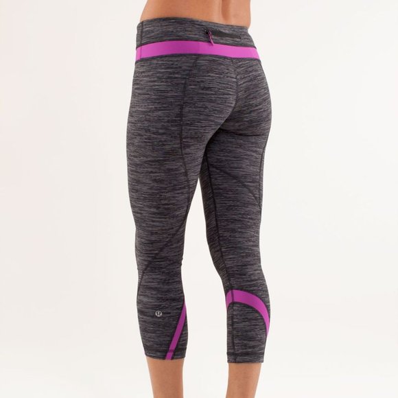 LULULEMON grey run inspire crop ii - Picture 1 of 6